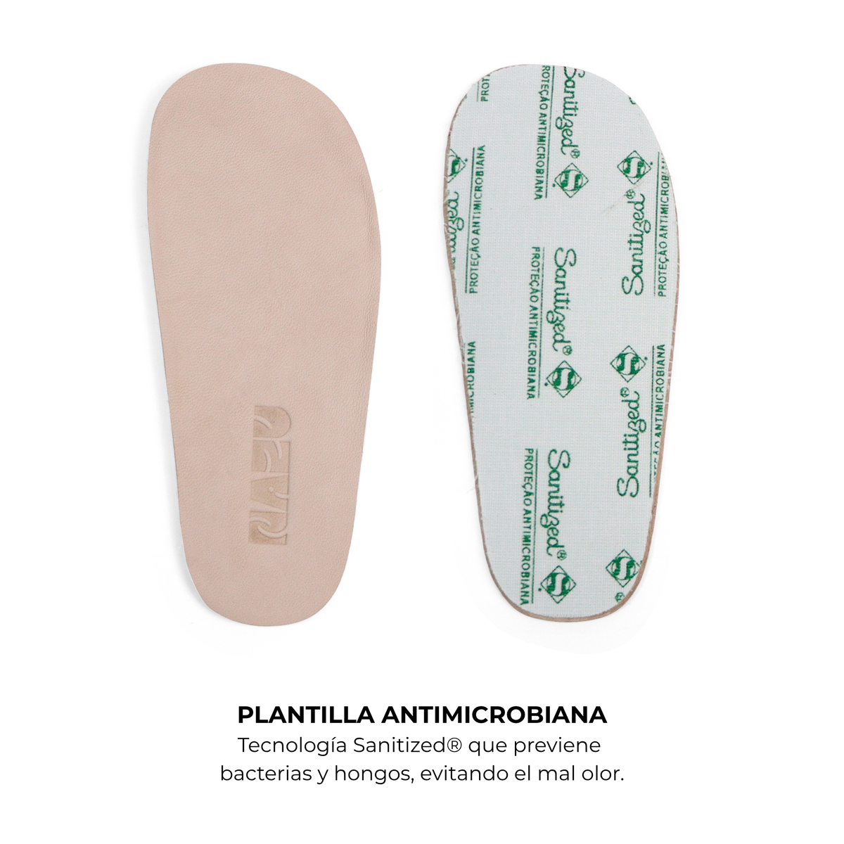 Plantilla antimicrobiana de las zapatillas barefoot NAZU